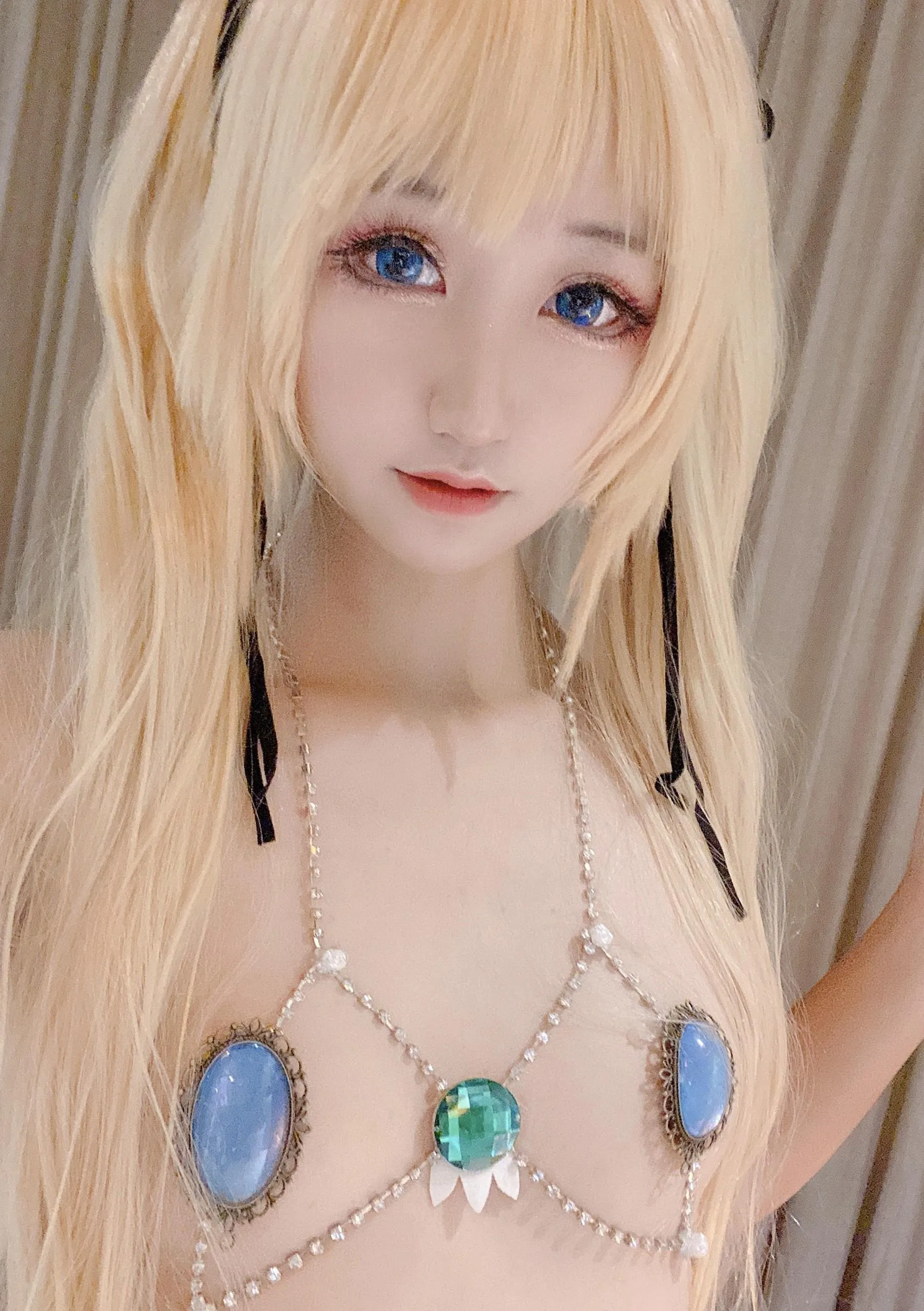 Kuuko W – NO.05 Marie Rose Fortune Bikini Selfie Set [34P]插图1
